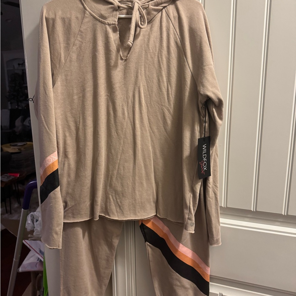 Wildfox Tan Knit with Black Label